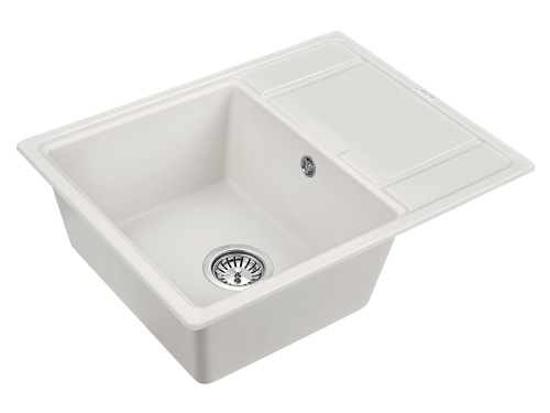 Кухонная мойка Paulmark FLUGEN 50-650 PM216550-WH 65х50 цвет белый - фото 2